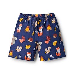 Babyhug Single Jersey Knit Mid Thigh Striped & Animal Printed Shorts Pack of 3 - Multicolor