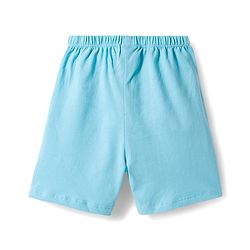 Babyhug 100% Cotton Single Jersey Knit Mid Thigh Striped & Pineapple Printed Shorts Pack of 3 - Multicolor