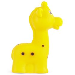 Babyhug Squeeze Bath Toy - Pack Of 6| Jungle Adventure Set With Giraffe, Hippo, Rhino, Bear, Monkey & Lion Characters| Perfect Gifting Toy| Non Toxic| BIS Certified