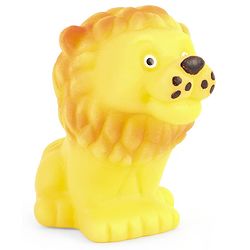 Babyhug Squeeze Bath Toy - Pack Of 6| Jungle Adventure Set With Giraffe, Hippo, Rhino, Bear, Monkey & Lion Characters| Perfect Gifting Toy| Non Toxic| BIS Certified