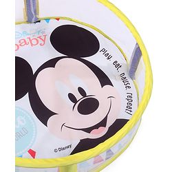 Babyhug Disney Baby 3-in-1 Play Gym with Ball Pit, Hanging Toys & Mickey Storage Pocket| 30 Colorful Balls| Flexible Arches| Foldable Mesh Arena| Sensory & Motor Skill Development| BIS Certified