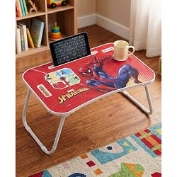 Babyhug Disney Spiderman Theme Multi Purpose Desktop Table| Table with Ludo| Durable, Non-Slip & Space Saving| Compact Fold| Perfect For Gifting| BIS Certified