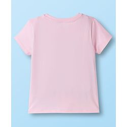 Babyhug Disney Single Jersey Knit Half Sleeves T-Shirts with Minnie & Friends Graphic Pack of 3 - Yellow White & Pink