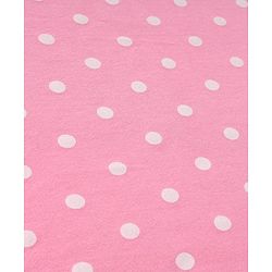 Babyhug Terry Knit Hooded Towel With Polka Dot Print L 76 x B 76 cm - Pink