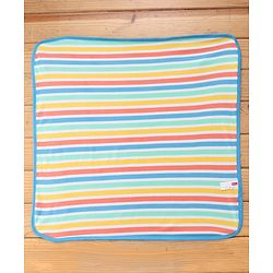 Babyhug Terry Knit Hooded Towel With Polka Dot Print L 75 x B 75 cm - Yellow
