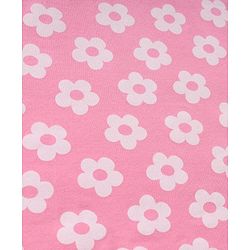 Babyhug Terry Knit Hooded Towel With Floral Print L 76 x B 76 cm - Pink