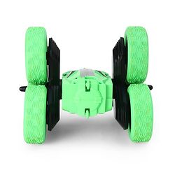 Babyhug Double Flip Sixer Stunt Car with Lights - Yellow| 360° Rotating Flip Action|6-Wheel High-Speed Off-Road Drift Car|2.4 GHz Long Range Remote Control| Type-C Charging| Best Gift for 4+ Year Kids