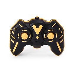 Babyhug Double Flip 360° Stunt Car with Lights - Yellow| 4 Wheel Drive Drift High Speed RC Car| Double Sided Rotating Wheels| 2.4 GHz Long Range Remote| Type-C Charging| Best Gift for 4+ Year Kids