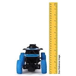 Babyhug Off Roader RC Car with Mist Smoke Spray - Blue| 6-Wheel Drive System| Monster Car Designed for All Terrain| 2.4 GHz Long Range Remote| Type-C Charging| Best Gift for 4+ Year Kids