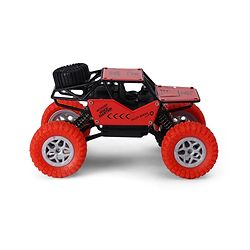Babyhug Mud Master and Rechargeable RC Car - Red| 4-Wheel Drive System| Designed for All Terrain| Long Range 2.4 GHz Remote| BIS Certified| Gifting Toy| Type-C Charging| Best Gift for 4+ Year Kids