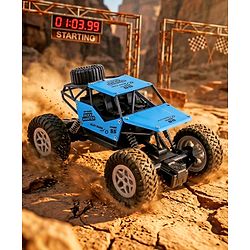Babyhug Mud Master and Rechargeable RC Car - Red| 4-Wheel Drive System| Designed for All Terrain| Long Range 2.4 GHz Remote| BIS Certified| Gifting Toy| Type-C Charging| Best Gift for 4+ Year Kids