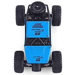 Babyhug Mud Master and Rechargeable RC Car - Red| 4-Wheel Drive System| Designed for All Terrain| Long Range 2.4 GHz Remote| BIS Certified| Gifting Toy| Type-C Charging| Best Gift for 4+ Year Kids