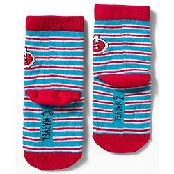 Cute Walk by Babyhug Marvel Non Terry Knit Ankle Length Anti Bacterial Socks With Avengers Graphics Pack of 3 - Multicolor