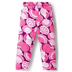 Babyhug Cotton Knit Full Sleeves T-Shirt & Pyjama Co-ord Night Suit With Seashell Print - Pink