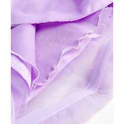 Babyhug Woven Sleeveless Fit & Flare Gown with Corsage & Sequin Detailing - Lavender