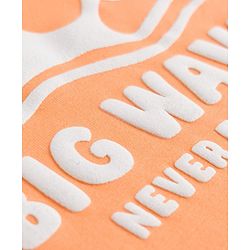 Babyhug Cotton Knit Half Sleeves T-Shirt with Sun Graphic - Orange