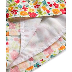 Babyhug Cotton Woven Sleeveless Floral Printed Frock -  Multicolour