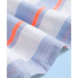 Babyhug Cotton Woven Sleeveless Striped Frock - Multicolor