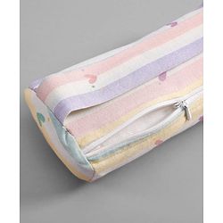 Babyhug Premium 100% Cotton Head Shaping Foam Pillow Woodland Print - Beige & Green