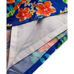 Babyhug Cotton Woven Sleeveless Frock with Floral Print - Multicolour
