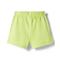 Babyhug Single Jersey Knit Mid Thigh Fruit & Polka Dot Printed Shorts With Bow Applique Pack of 3 - Light Green Dark Pink & White