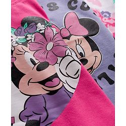 Babyhug Disney Single Jersey Knit Full Sleeves T-Shirts with Minnie Mouse Graphic Pack of 3 - Pink White & Lavender