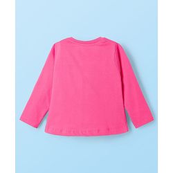 Babyhug Disney Single Jersey Knit Full Sleeves T-Shirts with Minnie Mouse Graphic Pack of 3 - Pink White & Lavender