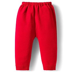 Babyhug Knit Full Sleeves Front Open Striped Sweater Set - Multicolor