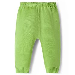 Babyhug Knit Full Sleeves Striped Sweater Set - Green