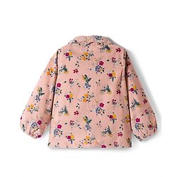 Babyhug Cotton Woven Full Sleeves Top & Lounge Pant Set With Floral Print - Multicolor