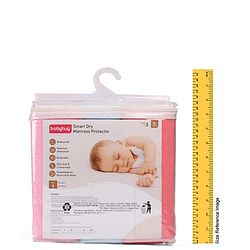 Babyhug Smart Dry Waterproof Bed Protector Sheet  Small Size Pack of 3-Sky Blue, Pink & Salmon Rose|Soft & Breathable Top Layer|LeakProof Bottom Layer| Hypoallergenic Mattress Protector for 0+ Months