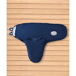 Babyhug Disney Sailor Mickey Premium Swaddle Wrapper Pack of 2 - Navy Blue Soft & Skin Friendly Cotton Velcro Closure Newborn Baby Wrapper 0 to 6 Months Prevents Startling Reflex| Trave Friendly