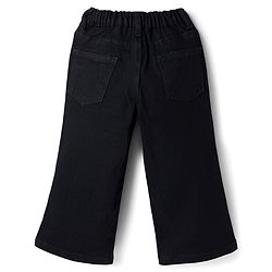 Babyhug Denim Full Length Washed Jeans With Stretch - Black