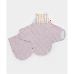 Babyhug Premium 100% Cotton Bear Shaped Carry Nest Cum Sleeping Bag for Babies - Beige - Woodland Theme| Soft Cotton| Snug Wrap Design| Easy-Access| 04 Months Babies| Newborn Essential
