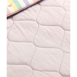 Babyhug Premium 100% Cotton Bear Shaped Carry Nest Cum Sleeping Bag for Babies - Beige - Woodland Theme| Soft Cotton| Snug Wrap Design| Easy-Access| 04 Months Babies| Newborn Essential