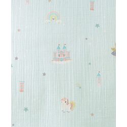 Babyhug Premium 100% Cotton Muslin Sleeping Bag - Woodland Print - Beige| Breathable Baby Sleep Sack| Hooded Swaddle Wrap| Easy Button Closure| Soft Lightweight| New Born Essential