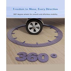 Babyhug 360° Joy Baby Walker with Convertible Feeding & Musical Toy Tray - Pink| Adjustable Height| Compact Fold| Activity cum Push Walker| Smooth Swivel Wheels| Padded Cushion Seat