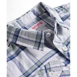 Babyhug Cotton Woven Half Sleeves Checks Shirt - Multicolor