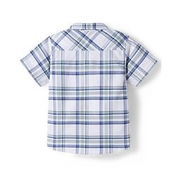 Babyhug Cotton Woven Half Sleeves Checks Shirt - Multicolor
