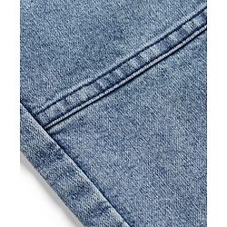 Babyhug Full Length Cut & Dew Washed Denim Jeans with Stretch - Blue