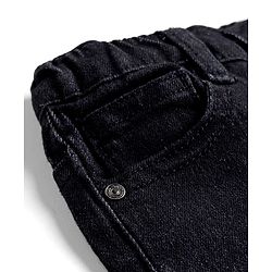 Babyhug Full Length Washed  Denim Jeans with Stretch - Navy Blue