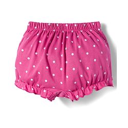 Babyhug 100% Cotton Knit Bloomers with Floral Print Pack of 3 - Yellow Purple & Pink