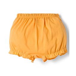 Babyhug 100% Cotton Knit Bloomers with Floral Print Pack of 3 - Yellow White & Red