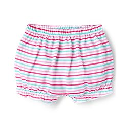 Babyhug 100% Cotton Single Jersey Knit Bloomer With Floral Print Pack Of 3 - Light Blue & Pink