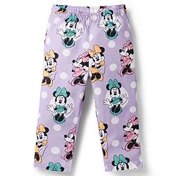 Babyhug Disney Cotton Woven Full Sleeves Front Open Co-Ords Shirt & Pyjama Night Suit With Minnie Mouse Print - Purple