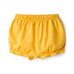 Babyhug 100% Cotton Single Jersey Knit Bloomers With Floral Print Pack Of 3 - Yellow Navy Blue & Pink