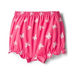 Babyhug 100% Cotton Single Jersey Knit Bloomers With Floral Print Pack Of 3 - Yellow Navy Blue & Pink