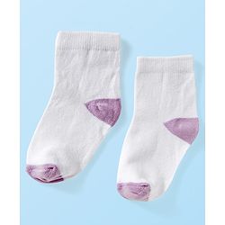 Cute Walk by Babyhug Ankle Length Anti-Bacterial Striped Socks with Polka Dot & Star Design Pack of 5 - Multicolor