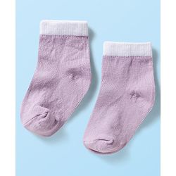 Cute Walk by Babyhug Ankle Length Anti-Bacterial Striped Socks with Polka Dot & Star Design Pack of 5 - Multicolor