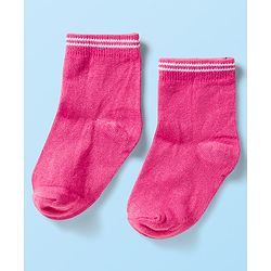 Cute Walk by Babyhug Ankle Length Anti-Bacterial Striped Socks with Star Design Pack of 5 - Multicolor
